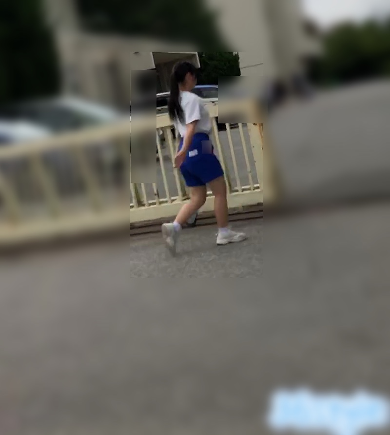 【放課後の眺め132】あどけない体つきとムチムチボディのＪ〇を追いかけて！